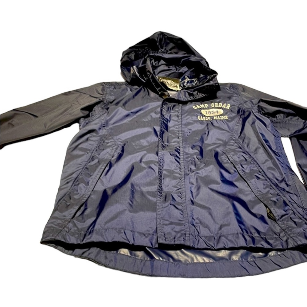 Camp Cedar Boys Nylon Windbreaker/Rain Jacket. Size M. EUC